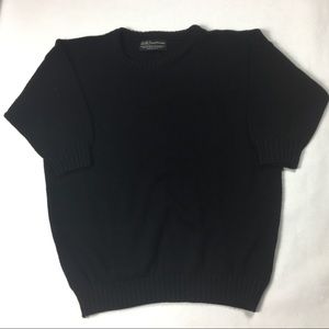 DB Sophisticates Black short sleeve sweater top